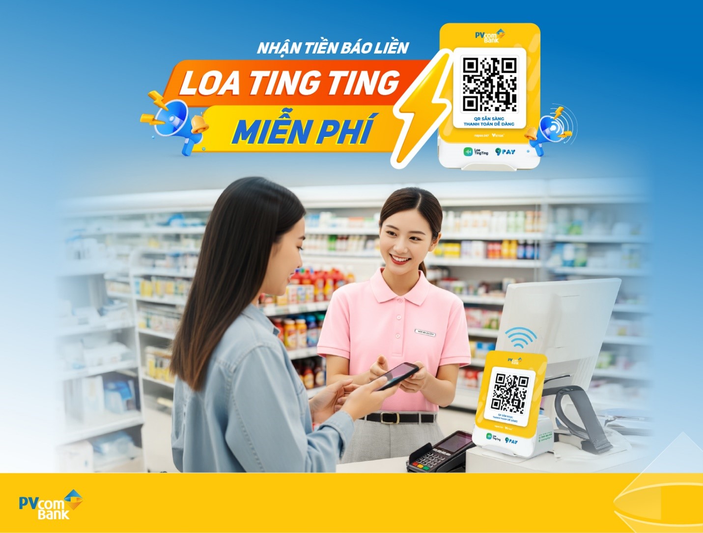 PVcomBank triển khai Loa th&ocirc;ng b&aacute;o biến động số dư cho kh&aacute;ch h&agrave;ng hộ kinh doanh &nbsp;