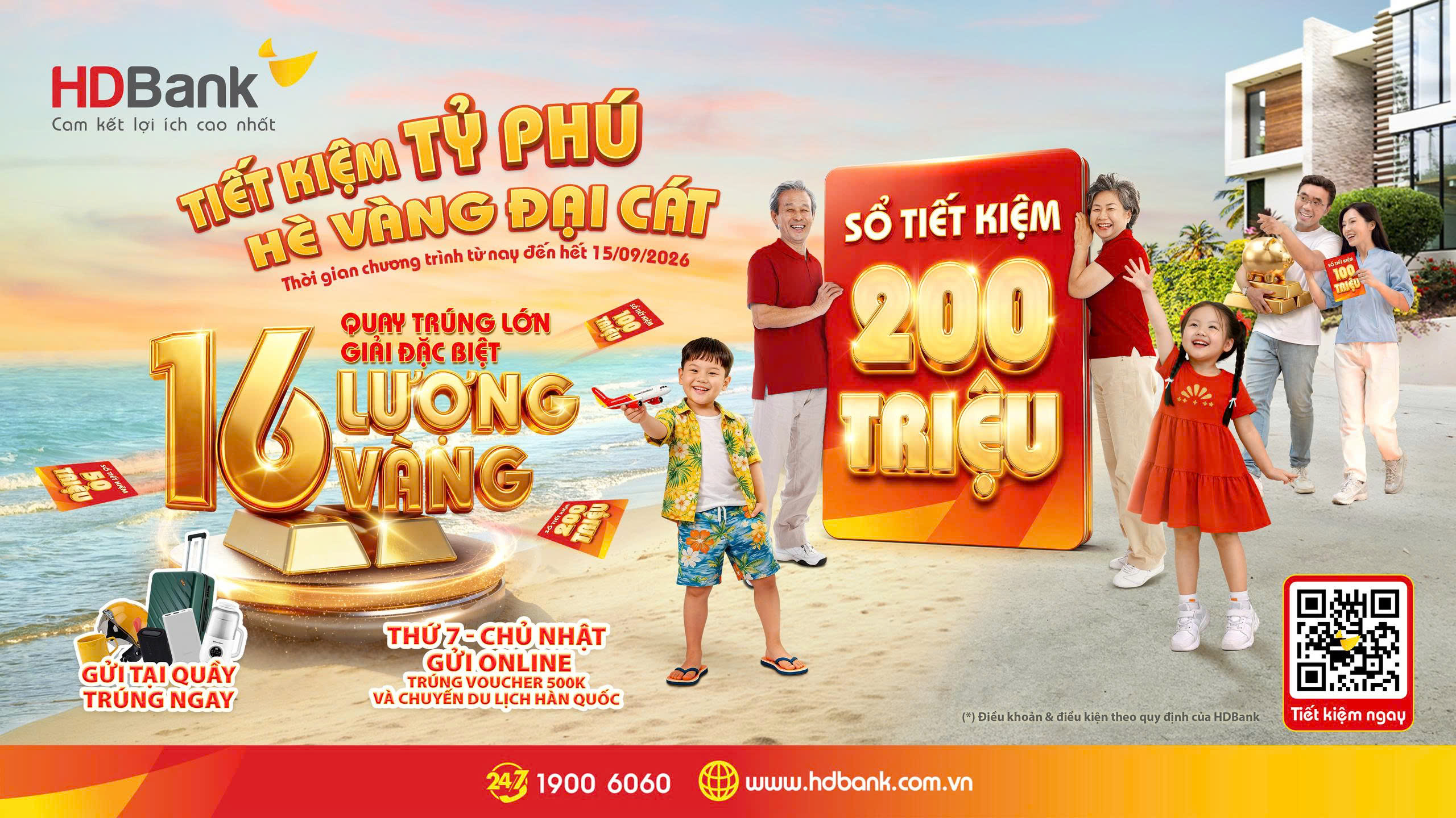 Cơ hội rộng mở, gửi c&agrave;ng nhiều tr&uacute;ng c&agrave;ng lớn