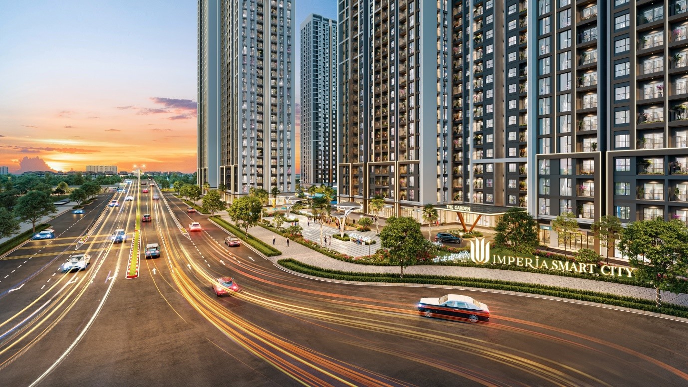 Thiết kế mặt ngo&agrave;i tạo n&ecirc;n sự năng động v&agrave; hiện đại cho The Sola Park &nbsp;