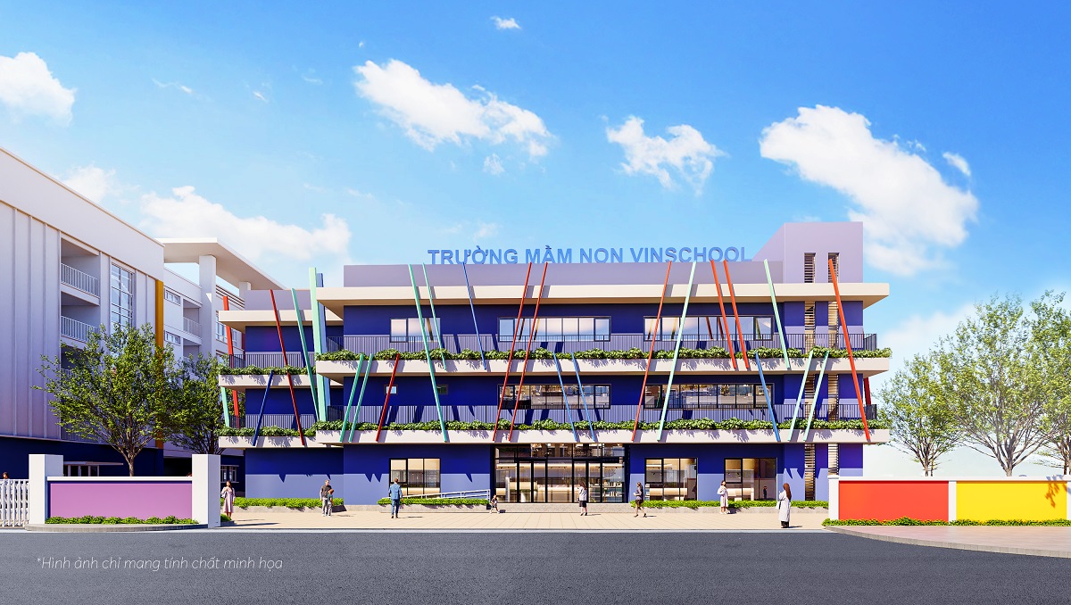 Trường học Vinschool dự kiến ho&agrave;n th&agrave;nh năm 2027 tạo n&ecirc;n hệ sinh th&aacute;i ho&agrave;n chỉnh tại Vinhomes Golden Avenue &nbsp;