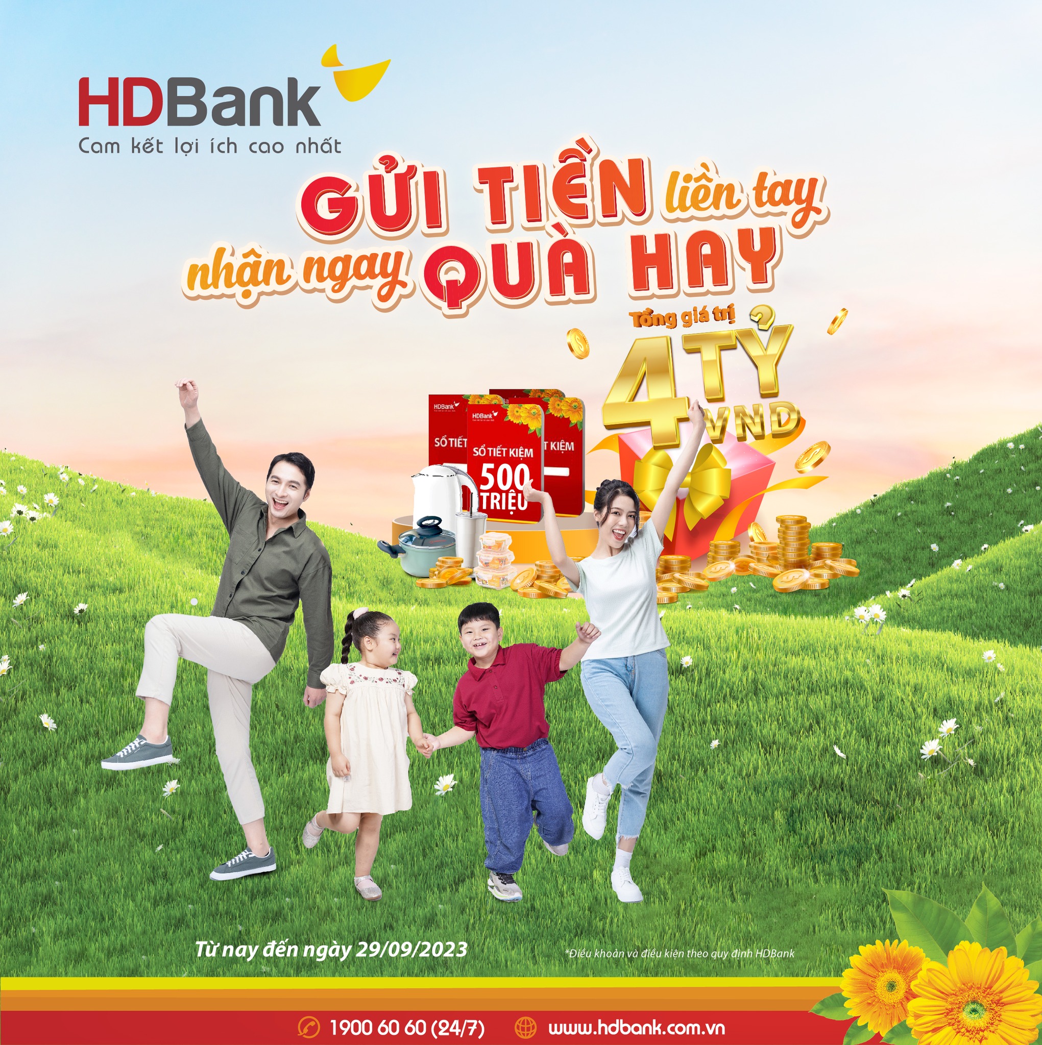 HDBank tặng gần 4 tỷ đồng cho kh&#225;ch h&#224;ng gửi tiết kiệm - Ảnh 1