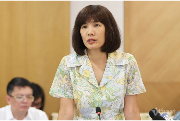Ph&oacute; cục trưởng Cục PTTH&amp;TTĐT Nguyễn Thị Thanh Huyền.