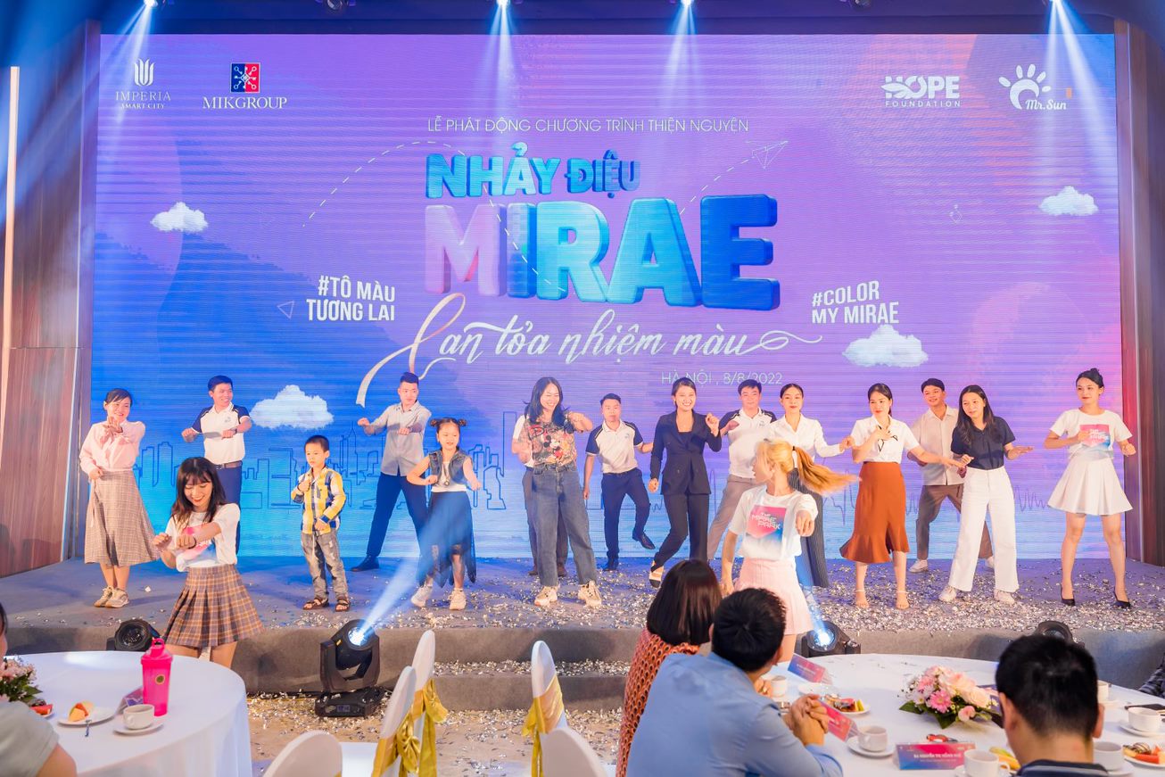 MIKGroup v&agrave; Qũy Hope ch&iacute;nh thức khởi động chương tr&igrave;nh &ldquo;Nhảy điệu Mirae - Lan tỏa nhiệm m&agrave;u&rdquo;