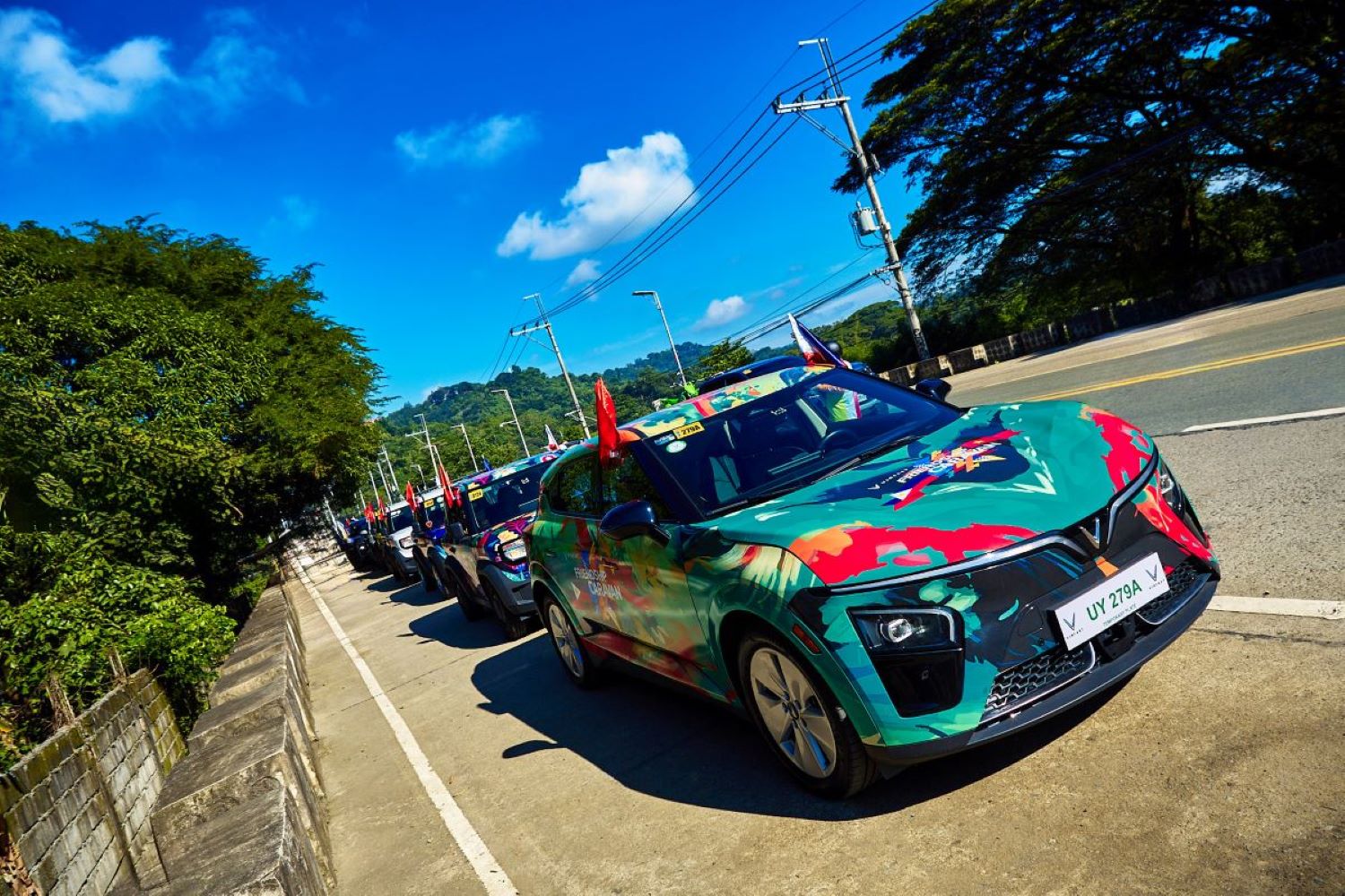 D&#224;n xe điện VinFast cực chất khuấy động đường phố Philippines - Ảnh 3