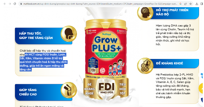 Chiến lược tiếp thị sữa c&#244;ng thức ở Việt Nam sai lệch về khoa học: C&#225;c nh&#227;n Vinameco, VitaDairy, Nutifood, Natumil... quảng c&#225;o ra sao? - Ảnh 5