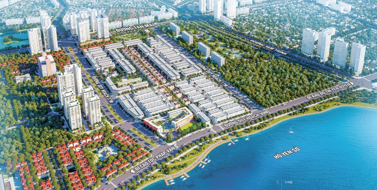Vị tr&iacute; trung t&acirc;m, hạ tầng hiện đại của Louis City Ho&agrave;ng Mai