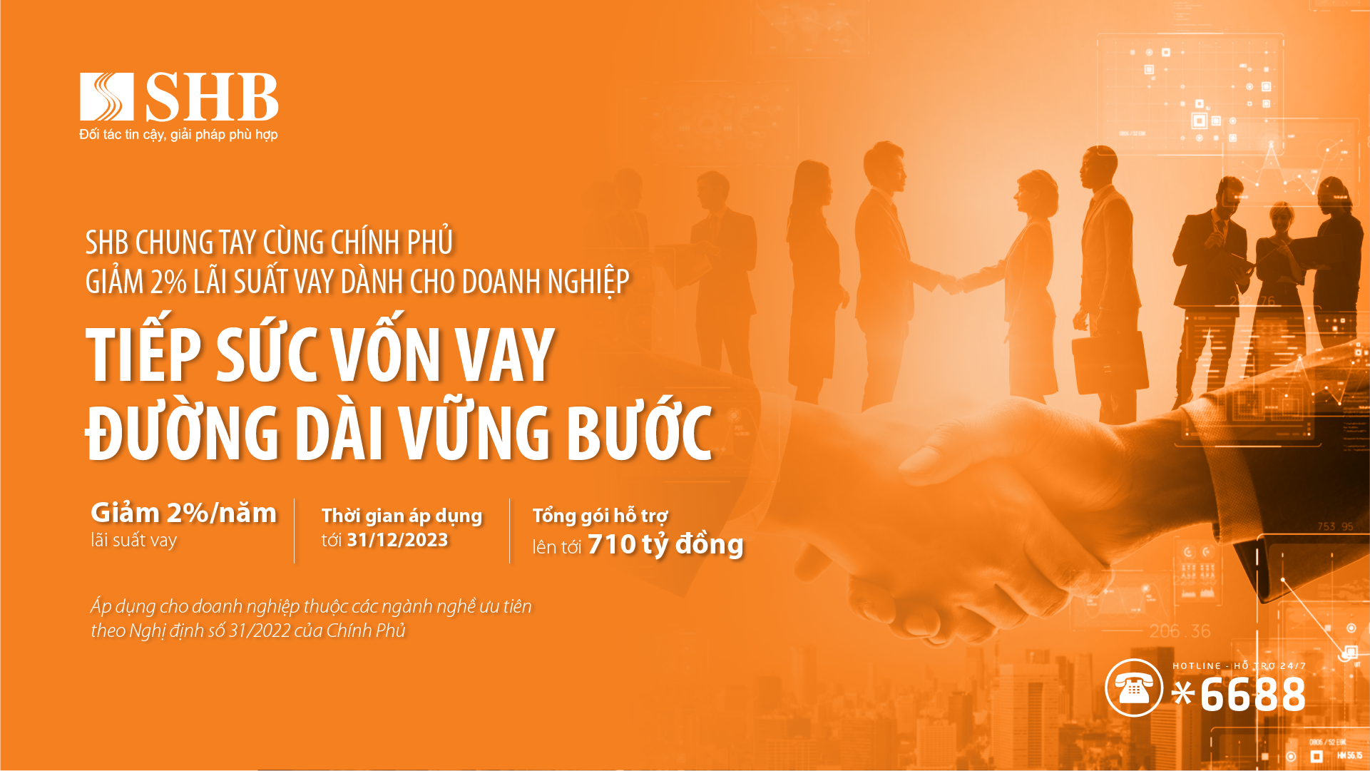 SHB chung tay c&#249;ng Ch&#237;nh Phủ hỗ trợ giảm 2% l&#227;i suất vayd&#224;nh cho doanh nghiệp - Ảnh 2