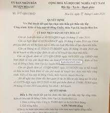 C&ocirc;ng ty B&iacute;ch Động lu&ocirc;n được "ưu &aacute;i" tr&uacute;ng loạt g&oacute;i thầu tại UBND huyện Hoa Lư&nbsp;