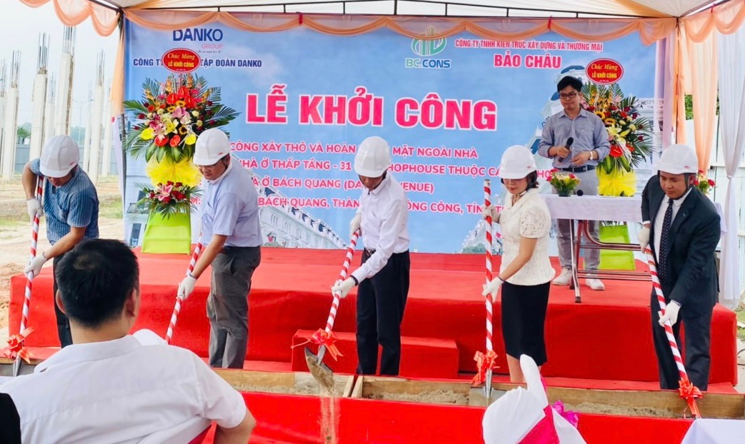 Lễ khởi c&ocirc;ng shophouse khu đ&ocirc; thị Danko Avenue