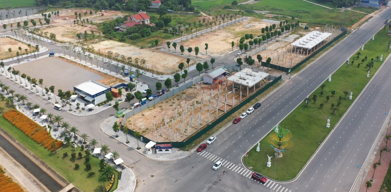 Ph&acirc;n khu Times Square nh&igrave;n từ tr&ecirc;n cao