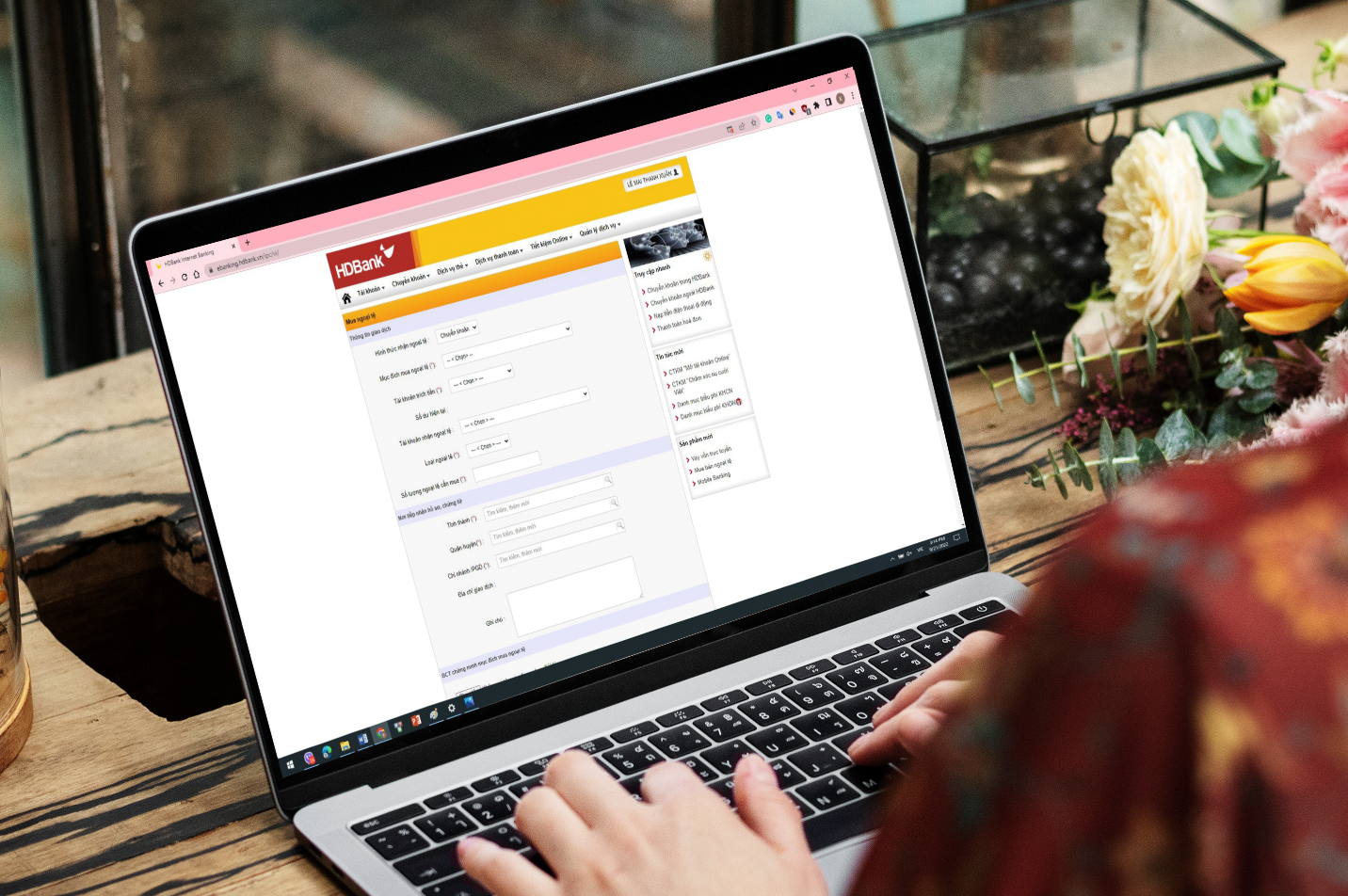 &nbsp;Xử l&yacute; nhanh v&agrave; tiện lợi, dịch vụ mua ngoại tệ online tr&ecirc;n Internet Banking của HDBank đang được ưa chuộng