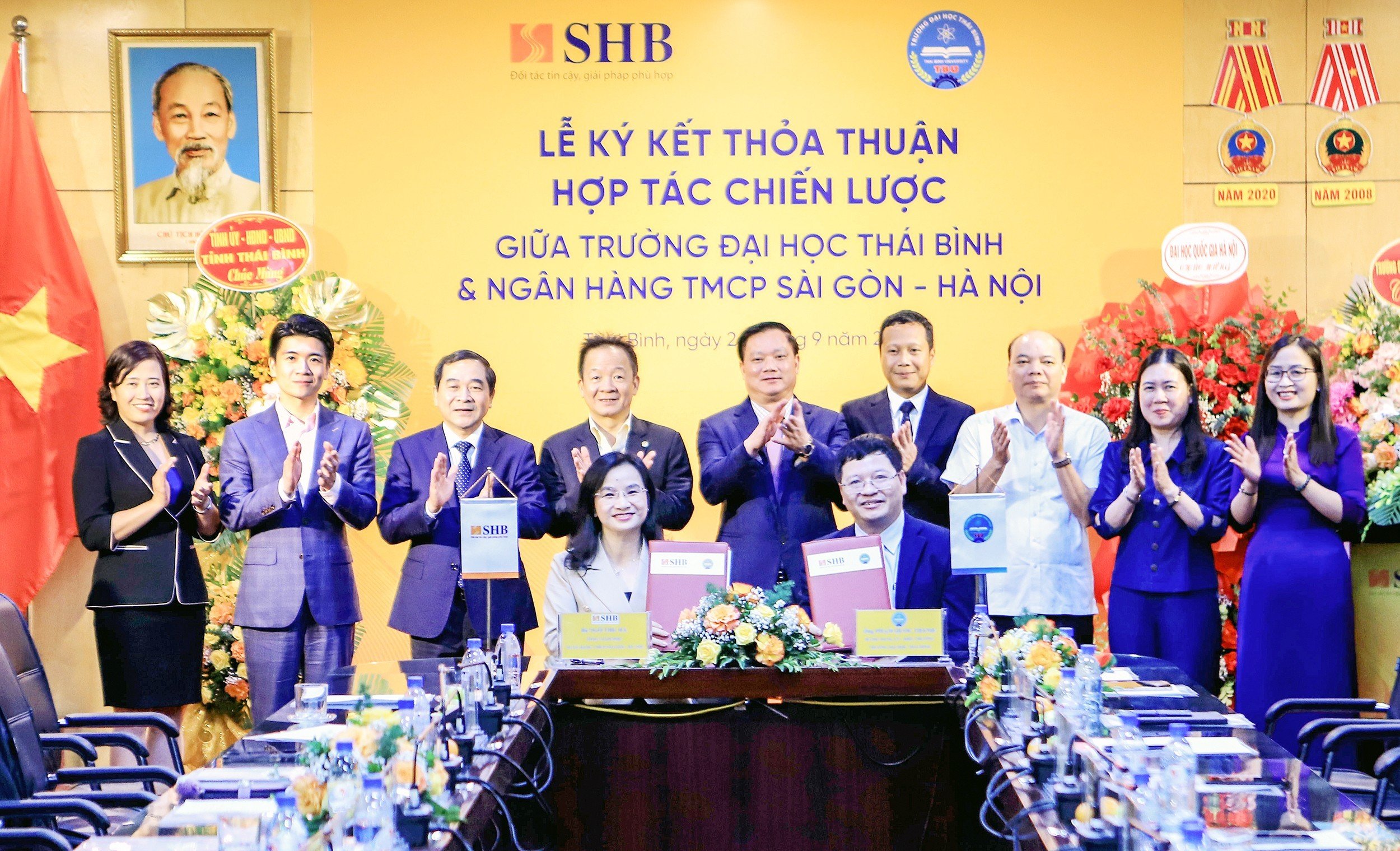 SHB hợp t&#225;c chiến lược với Đại học Th&#225;i B&#236;nh n&#226;ng cao chất lượng đ&#224;o tạo v&#224; nguồn nh&#226;n lực - Ảnh 1