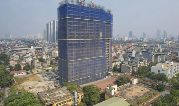 Dự &aacute;n Ho&agrave;ng Th&agrave;nh Pearl của Ho&agrave;ng Th&agrave;nh Group (Ảnh chụp th&aacute;ng 11/2022. T&aacute;c giả: Đo&agrave;n T&ugrave;ng)