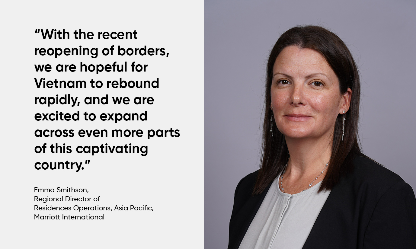 Trả lời Bloomberg, đại diện Marriott đ&aacute;nh gi&aacute; cao tiềm năng của Việt Nam, đặc biệt trong bối cảnh c&aacute;c quốc gia đang dần mở cửa trở lại.&nbsp;