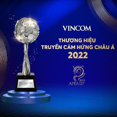 Vincom Retail nhận giải thưởng thương hiệu truyền cảm hứng ch&#226;u &#193; – Th&#225;i B&#236;nh Dương 2022 tai APEA - Ảnh 1