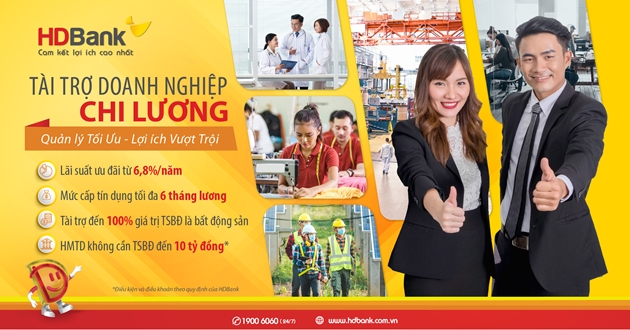 HDBank triển khai gói tài trợ 1.000 tỷ đồng chi lương cho doanh nghiệp - Ảnh 1