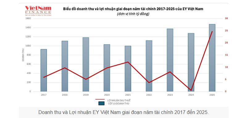 EY Việt Nam: Dẫn đầu về quy m&#244;, &#39;đuối sức&#39; về lợi nhuận - Ảnh 1
