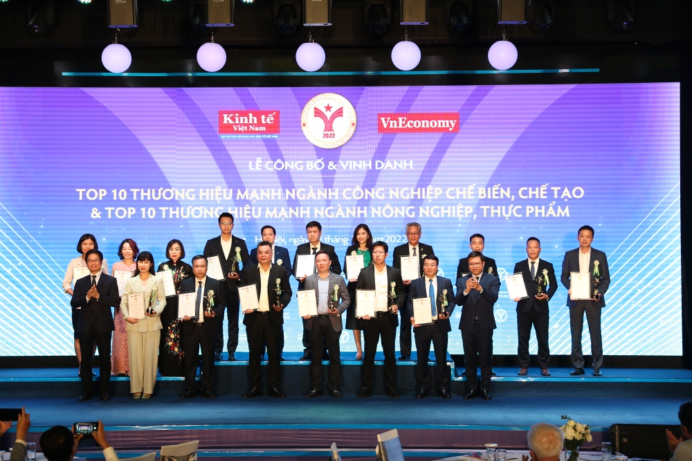 Habeco được vinh doanh Top 10 thương hiệu mạnh ng&#224;nh N&#244;ng nghiệp, thực phẩm 2022 - Ảnh 2