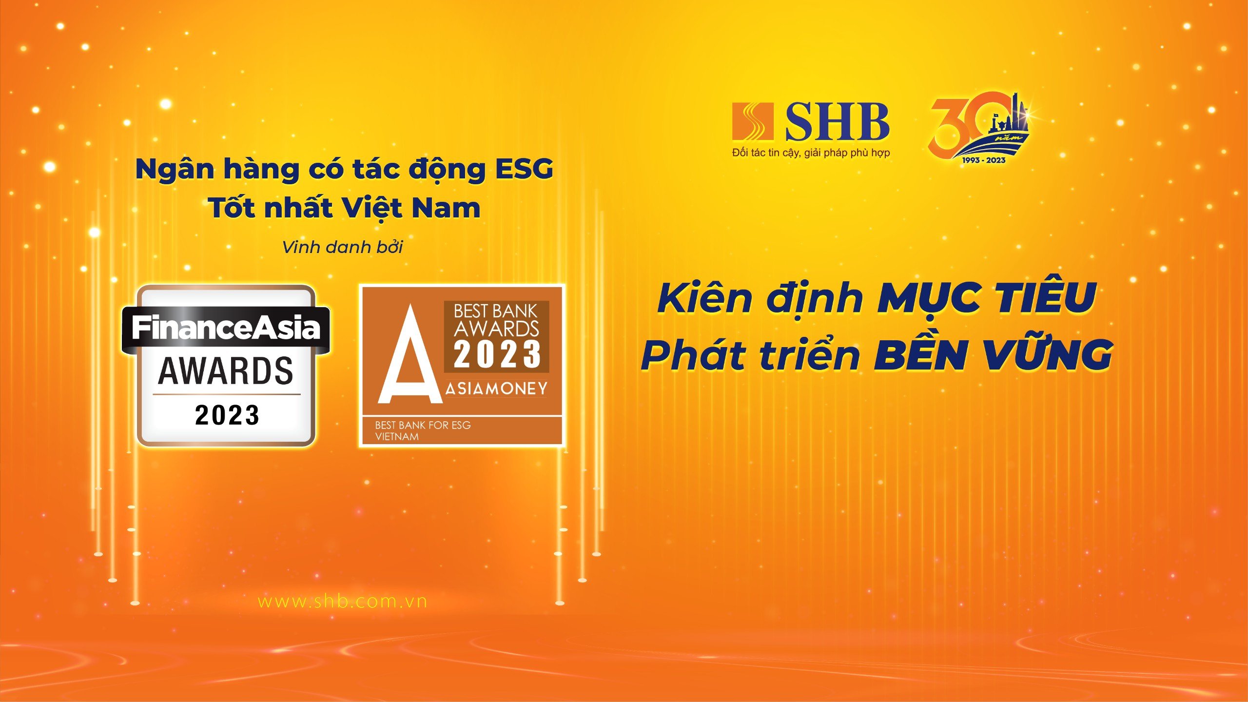 SHB tiếp tục được vinh danh “Ng&#226;n h&#224;ng c&#243; t&#225;c động ESG tốt nhất” - Ảnh 1