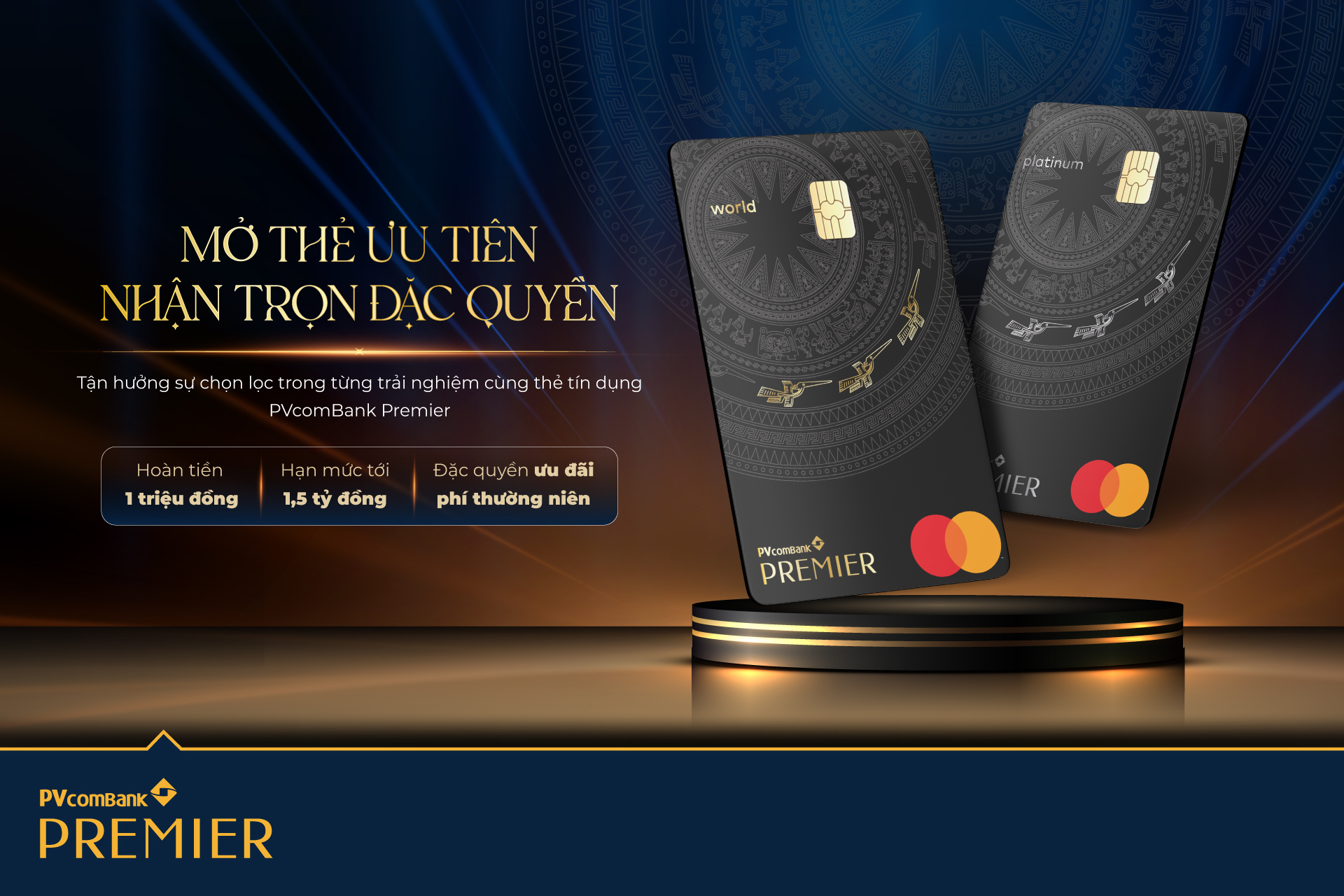 Nhiều ưu đ&atilde;i đặc quyền hấp dẫn d&agrave;nh cho c&aacute;c chủ thẻ PVcomBank Premier