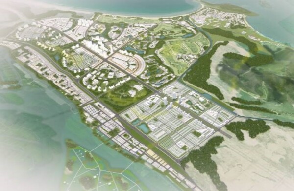 Phối cảnh Khu đ&ocirc; thị du lịch Nhơn Hội (Khu kinh tế Nhơn Hội) - nơi triển khai nhiều dự &aacute;n.
