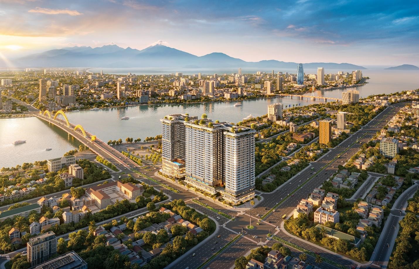 The Legend Danang quy tụ nhiều yếu tố gi&uacute;p duy tr&igrave; lợi thế d&agrave;i hạn, đ&oacute;n s&oacute;ng tăng trưởng mới. Ảnh: ROX