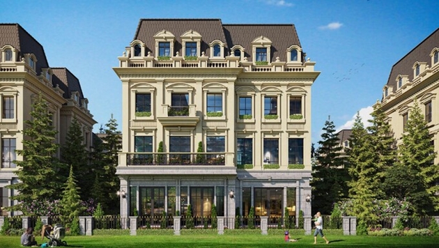 &nbsp;Những căn biệt thự phong c&aacute;ch ch&acirc;u &Acirc;u sang trọng tại Sunshine Capital Tay Thang Long