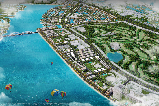 Khu Vịnh Ti&ecirc;n ghi dấu lần đầu ti&ecirc;n Tiger Woods đặt b&uacute;t thiết kế một s&acirc;n golf tại ch&acirc;u &Aacute; (Ảnh phối cảnh)