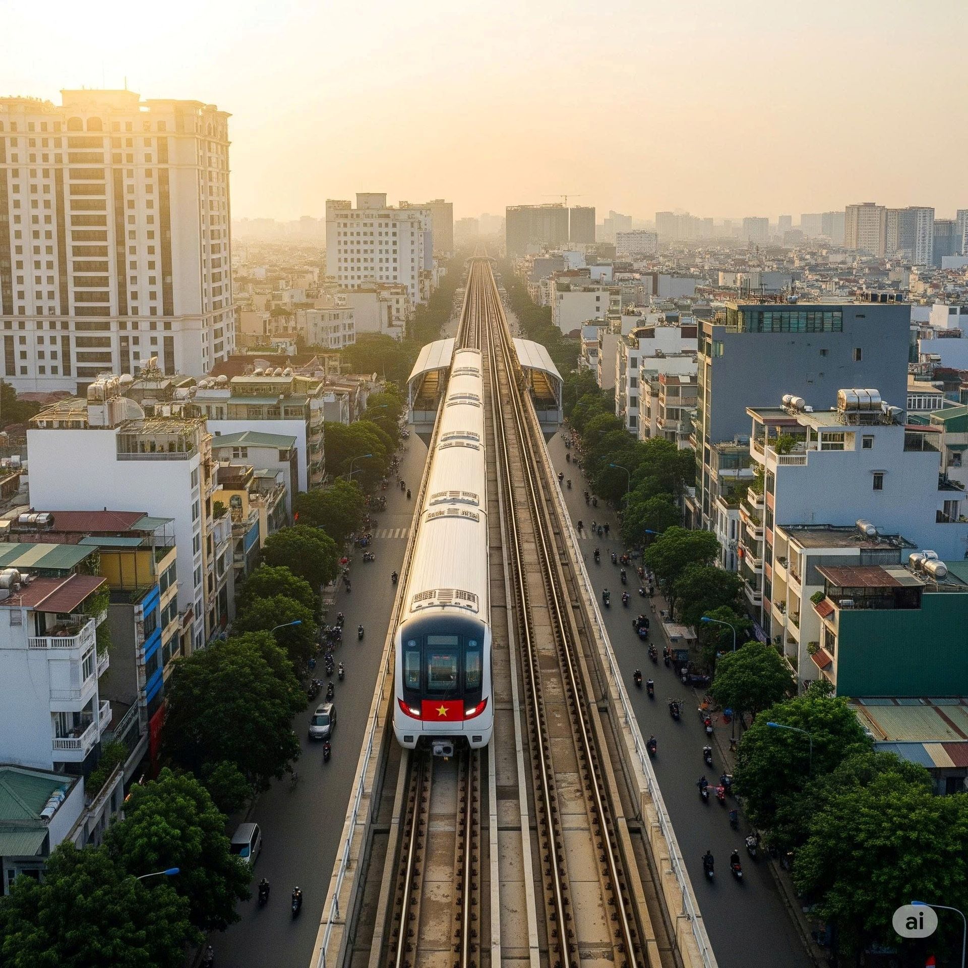 Tuyến Metro số 2 (Bến Th&agrave;nh - Tham Lương) giữ vai tr&ograve; trục kết nối trung t&acirc;m với khu vực T&acirc;y Bắc (Ảnh minh họa)