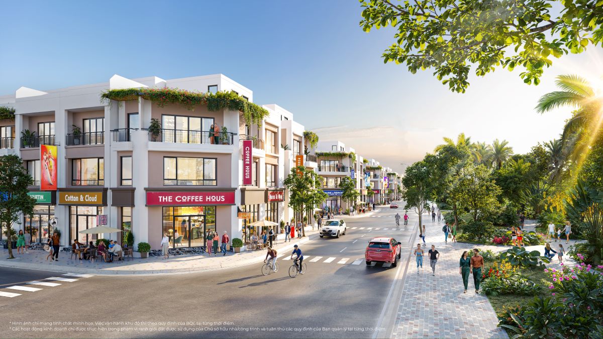 Nh&agrave; phố Vinhomes Green City đ&oacute;n nhận lượng kh&aacute;ch lớn, l&agrave; nền tảng vững chắc cho mọi m&ocirc; h&igrave;nh kinh doanh (Ảnh minh họa: Vinhomes)