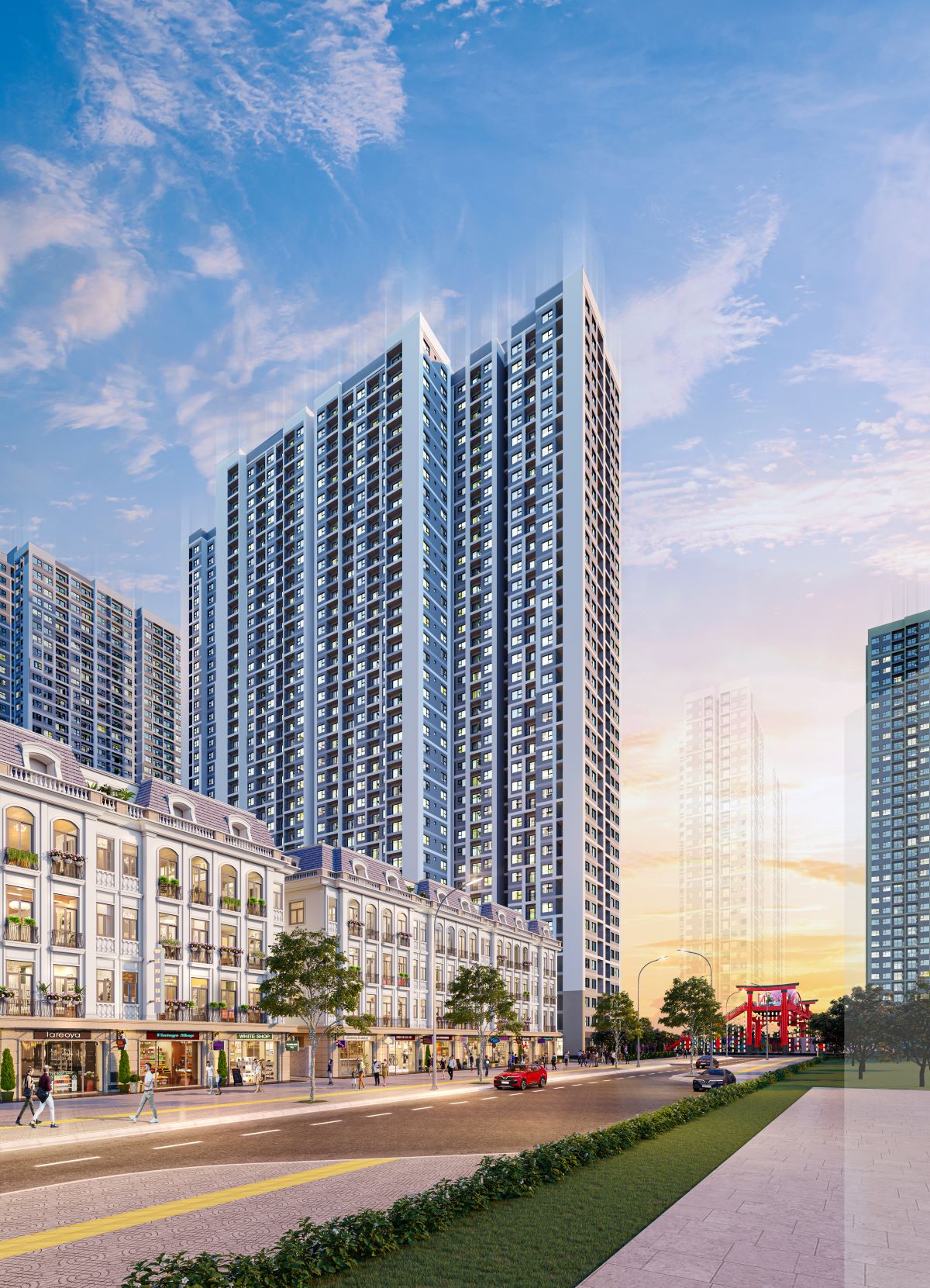 Boutique Collection sở hữu thiết kế sang trọng v&agrave; linh hoạt, ph&ugrave; hợp với nhiều mục đ&iacute;ch kinh doanh (Ảnh phối cảnh: Vinhomes)