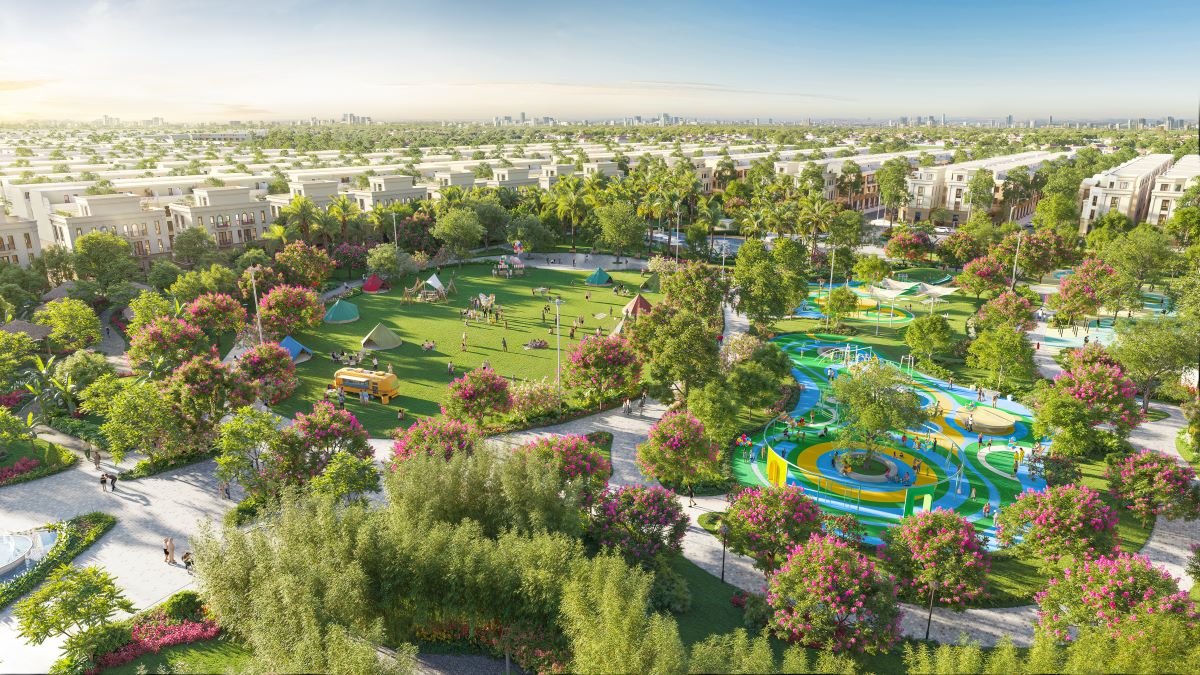 C&ocirc;ng vi&ecirc;n Wellness Park l&agrave; tr&aacute;i tim của The Forest, mang lại kh&ocirc;ng gian sống trong l&agrave;nh v&agrave; thư th&aacute;i cho cư d&acirc;n.