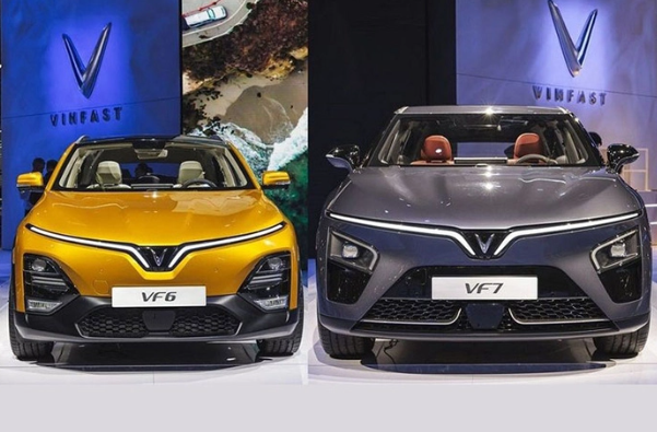 Bộ đ&ocirc;i xe điện VinFast VF 6 v&agrave; VF 7 &nbsp;