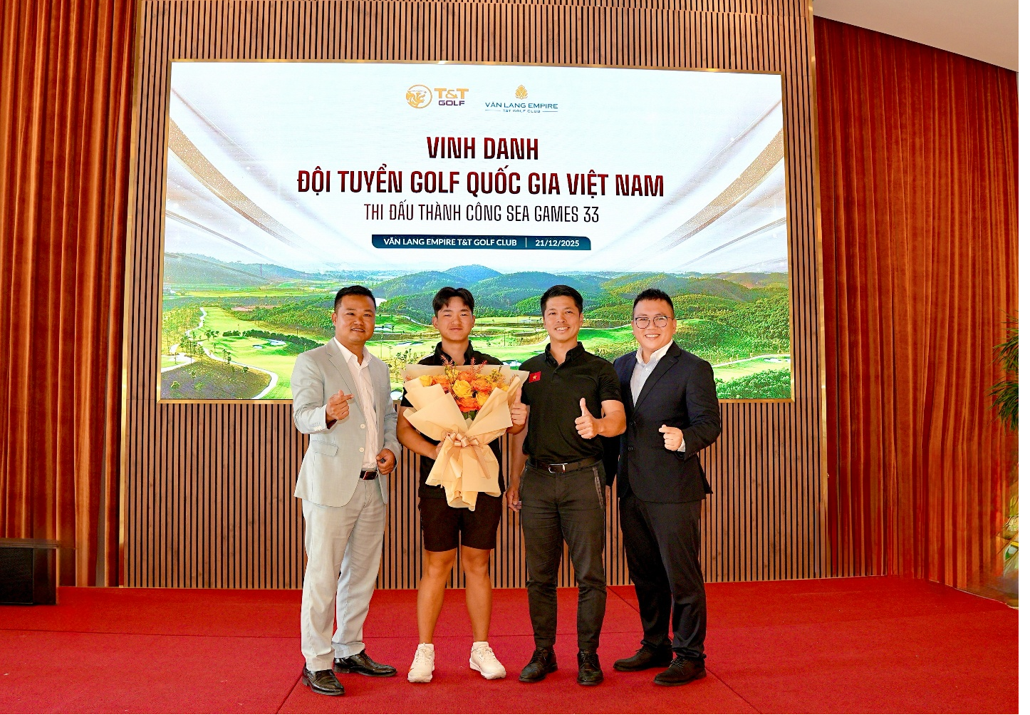 T&amp;T Golf vinh danh Đội tuyển Golf Quốc gia Việt Nam
