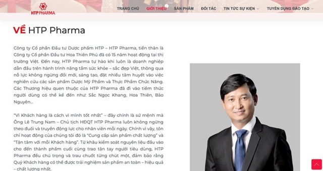 C&ocirc;ng ty Cổ phần Đầu tư Dược phẩm HTP nợ hơn 1,3 tỷ đồng