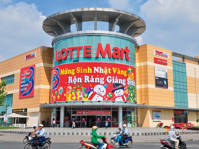 Hoạt động kinh doanh Lotte Mart gặp nhiều kh&oacute; khăn.