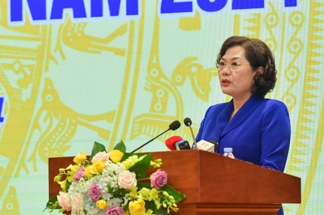 Thống đốc Ng&acirc;n h&agrave;ng Nh&agrave; nước Nguyễn Thị Hồng.