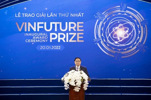 Thủ tướng Phạm Minh Ch&iacute;nh ph&aacute;t biểu tại sự kiện &nbsp;
