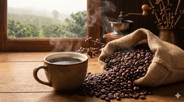 Giá cà phê hôm nay 5/2/2026: Nguồn cung khan, thị trường chờ tín hiệu mới - Ảnh 1 Giá cà phê hôm nay 5/2/2026: Nguồn cung khan, thị trường chờ tín hiệu mới - Ảnh 1