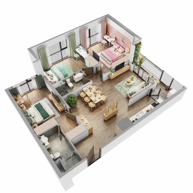 Mỗi căn hộ Pavilion Premium được trang bị th&ecirc;m thiết bị Smart Home 4.0 thời thượng c&ugrave;ng loạt thương hiệu nội thất danh tiếng quốc tế