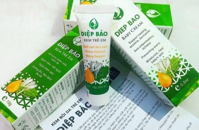 Kem Diệp Bảo l&agrave; một sản phẩm d&agrave;nh cho trẻ em do C&ocirc;ng ty TNHH SX - TM Healing Pro sản xuất (Ảnh: E3audiomiennam).