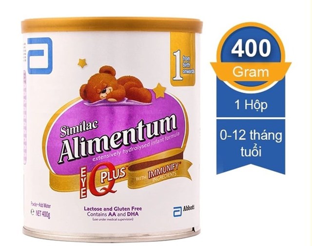 Alimentum&nbsp;c&oacute; t&ecirc;n đăng k&yacute; đầy đủ ở Việt Nam l&agrave; Similac Alimentum Eye-Q (Ảnh: Internet).