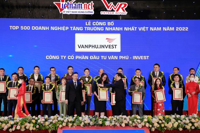 Văn Ph&#250; – Invest tiếp tục nằm trong Top 500 Doanh nghiệp tăng trưởng nhanh nhất Việt Nam - Ảnh 1