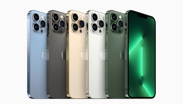 C&aacute;c phi&ecirc;n bản m&agrave;u của iPhone 13 Pro v&agrave; iPhone 13 Pro Max.