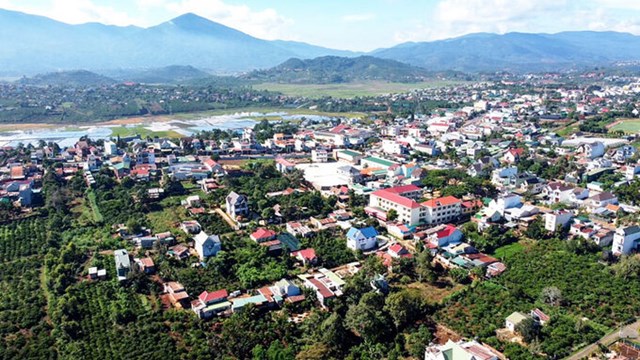 Thị trấn Di Linh, tỉnh L&acirc;m Đồng.