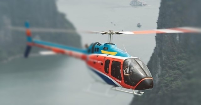 PVI chịu tr&aacute;ch nhiệm bảo hiểm vụ trực thăng Bell-505 rơi tại vịnh Hạ Long.