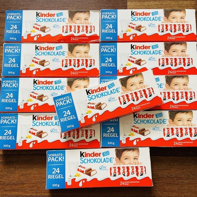 Kẹo Kinder bị thu hồi do c&oacute; khả năng nhiễm khuẩn Samonella.