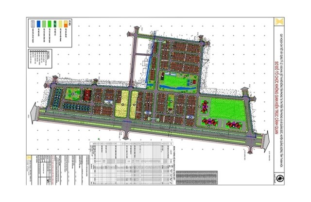 Sơ đồ tổ chức kh&ocirc;ng gian kiến tr&uacute;c cảnh quan khu đ&ocirc; thị mới Đ&ocirc;ng T&acirc;n Phong