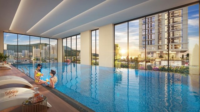 Tiện &iacute;ch cao cấp tại Sun Costa Residence. Ảnh phối cảnh minh họa Sun Property
