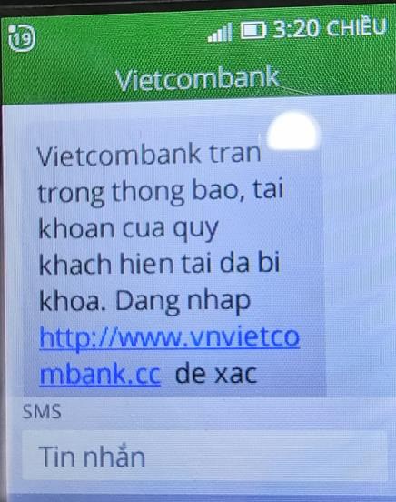 Vietcombank cảnh b&#225;o tin nhắn giả mạo danh thương hiệu nhằm chiếm đoạt tiền của kh&#225;ch - Ảnh 2